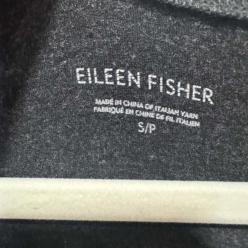 Eileen Fisher Viscose Spandex Scoop Neck Long Sleeve Top, Small - Picture 3 of 4
